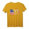 American Staffordshire Terrier T-Shirt mit Amerika Fahne – Perfektes Geschenk für Hundeliebhaber, Herrchen, Frauchen & Züchter