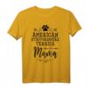American Staffordshire Terrier Mama Hunde Liebhaber T-Shirt – Lustiges Geschenk für Hundebesitzer zu Weihnachten, Geburtstag & Hundetag