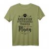American Staffordshire Terrier Mama Hunde Liebhaber T-Shirt – Lustiges Geschenk für Hundebesitzer zu Weihnachten, Geburtstag & Hundetag