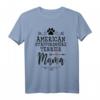 American Staffordshire Terrier Mama Hunde Liebhaber T-Shirt – Lustiges Geschenk für Hundebesitzer zu Weihnachten, Geburtstag & Hundetag