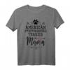 American Staffordshire Terrier Mama Hunde Liebhaber T-Shirt – Lustiges Geschenk für Hundebesitzer zu Weihnachten, Geburtstag & Hundetag