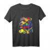 Buntes Aquarell-Kunst Tank Top mit American Staffordshire Terrier - Lustige Hundekleidung für Tierliebhaber & Hundebesitzer, Retro Vintage Design