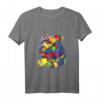 Buntes Aquarell-Kunst Tank Top mit American Staffordshire Terrier - Lustige Hundekleidung für Tierliebhaber & Hundebesitzer, Retro Vintage Design