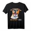 Amstaff Dad Shirt für Hundeliebhaber – Lustiges Geschenk für Vatertag, Geburtstag & Weihnachten für Hundebesitzer, Tierärzte & Züchter