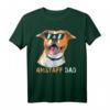 Amstaff Dad Shirt für Hundeliebhaber – Lustiges Geschenk für Vatertag, Geburtstag & Weihnachten für Hundebesitzer, Tierärzte & Züchter