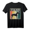 Retro American Staffordshire Terrier Damen & Herren T-Shirt – Lustiges Geschenk für Hundeliebhaber, Familie & Freunde
