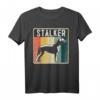 Retro American Staffordshire Terrier Damen & Herren T-Shirt – Lustiges Geschenk für Hundeliebhaber, Familie & Freunde