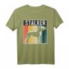 Retro American Staffordshire Terrier Damen & Herren T-Shirt – Lustiges Geschenk für Hundeliebhaber, Familie & Freunde