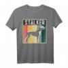 Retro American Staffordshire Terrier Damen & Herren T-Shirt – Lustiges Geschenk für Hundeliebhaber, Familie & Freunde