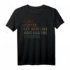 American Staffordshire Terrier Hund Geschenk Vintage Retro T-Shirt - Perfekt für Hundeliebhaber, Kaffeefans und Geburtstagsgeschenke