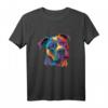 Amstaff Besitzer T-Shirt mit American Staffordshire Terrier Kunstwerk - Perfekt für Hundeliebhaber & Pit Bull Fans