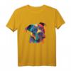 Amstaff Besitzer T-Shirt mit American Staffordshire Terrier Kunstwerk - Perfekt für Hundeliebhaber & Pit Bull Fans