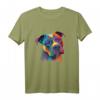 Amstaff Besitzer T-Shirt mit American Staffordshire Terrier Kunstwerk - Perfekt für Hundeliebhaber & Pit Bull Fans