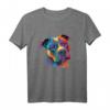 Amstaff Besitzer T-Shirt mit American Staffordshire Terrier Kunstwerk - Perfekt für Hundeliebhaber & Pit Bull Fans