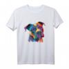 Amstaff Besitzer T-Shirt mit American Staffordshire Terrier Kunstwerk - Perfekt für Hundeliebhaber & Pit Bull Fans