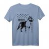 American Staffordshire Terrier T-Shirt – Klassisch geschnitten, doppelt genähter Saum, perfekt für Hundeliebhaber