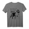 American Staffordshire Terrier T-Shirt – Klassisch geschnitten, doppelt genähter Saum, perfekt für Hundeliebhaber