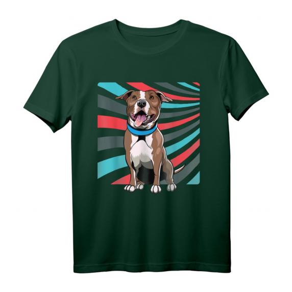 American Staffordshire Terrier Retro Style Design T-Shirt – Perfektes Geschenk für Hundeliebhaber, Geburtstags- und Weihnachtsgeschenkideen