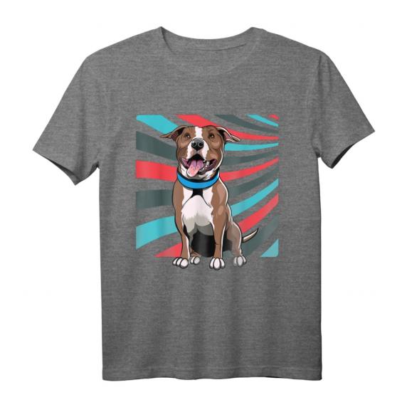 American Staffordshire Terrier Retro Style Design T-Shirt – Perfektes Geschenk für Hundeliebhaber, Geburtstags- und Weihnachtsgeschenkideen