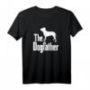The Dogfather T-Shirt für American Staffordshire Terrier Hundebesitzer – Lustiges Hunde T-Shirt als Geschenk zu Weihnachten oder Geburtstag