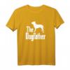 The Dogfather T-Shirt für American Staffordshire Terrier Hundebesitzer – Lustiges Hunde T-Shirt als Geschenk zu Weihnachten oder Geburtstag
