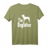 The Dogfather T-Shirt für American Staffordshire Terrier Hundebesitzer – Lustiges Hunde T-Shirt als Geschenk zu Weihnachten oder Geburtstag