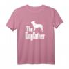 The Dogfather T-Shirt für American Staffordshire Terrier Hundebesitzer – Lustiges Hunde T-Shirt als Geschenk zu Weihnachten oder Geburtstag