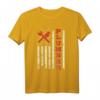 Amerikanische Flagge Sanitär-Winkel-Schraubenschlüssel T-Shirt – Lustiges Geschenk für Klempner, Väter & Opas, perfekt für Partys & Weihnachten