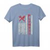 Amerikanische Flagge Sanitär-Winkel-Schraubenschlüssel T-Shirt – Lustiges Geschenk für Klempner, Väter & Opas, perfekt für Partys & Weihnachten