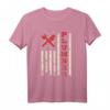 Amerikanische Flagge Sanitär-Winkel-Schraubenschlüssel T-Shirt – Lustiges Geschenk für Klempner, Väter & Opas, perfekt für Partys & Weihnachten