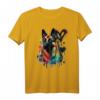 Deutscher Schäferhund mit Splatter-Deko - Hundeliebe T-Shirt für Hundefans, Rassevereine & als humorvolles Geschenk