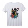 Deutscher Schäferhund mit Splatter-Deko - Hundeliebe T-Shirt für Hundefans, Rassevereine & als humorvolles Geschenk