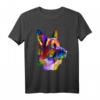 Deutscher Schäferhund Pop Art Porträt T-Shirt für Hundebesitzer & Hundeliebhaber – Perfektes Geschenk für Herrchen, Frauchen & Züchter