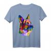 Deutscher Schäferhund Pop Art Porträt T-Shirt für Hundebesitzer & Hundeliebhaber – Perfektes Geschenk für Herrchen, Frauchen & Züchter