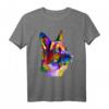 Deutscher Schäferhund Pop Art Porträt T-Shirt für Hundebesitzer & Hundeliebhaber – Perfektes Geschenk für Herrchen, Frauchen & Züchter