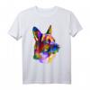 Deutscher Schäferhund Pop Art Porträt T-Shirt für Hundebesitzer & Hundeliebhaber – Perfektes Geschenk für Herrchen, Frauchen & Züchter