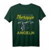 Herren Angel Therapie T-Shirt mit lustigem Spruch – Perfektes Geschenk für Ehemann, Papa und Opa zum Angeln, Urlaub und Naturerlebnis