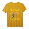 Herren Angel Therapie T-Shirt mit lustigem Spruch – Perfektes Geschenk für Ehemann, Papa und Opa zum Angeln, Urlaub und Naturerlebnis