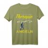 Herren Angel Therapie T-Shirt mit lustigem Spruch – Perfektes Geschenk für Ehemann, Papa und Opa zum Angeln, Urlaub und Naturerlebnis