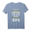 Lustiges Angler T-Shirt für Opa & Papa mit Spruch - Perfektes Geschenk zum Geburtstag & Vatertag für Angler und Fischliebhaber