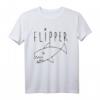 Flipper Punk Rock Grunge Fisch Grafik T-Shirt – Künstlerisch gezeichnetes, klassisch geschnittenes Statement-Shirt für Musik- und Modefans