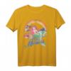 HapFrog T-Shirt mit Little Mermaid Pastel Rainbow Retro Grafik - Offiziell lizenziertes Geschenk für Meerjungfrauen-Fans