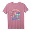 HapFrog T-Shirt mit Little Mermaid Pastel Rainbow Retro Grafik - Offiziell lizenziertes Geschenk für Meerjungfrauen-Fans