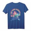 HapFrog T-Shirt mit Little Mermaid Pastel Rainbow Retro Grafik - Offiziell lizenziertes Geschenk für Meerjungfrauen-Fans