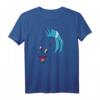 HapFrog The Little Mermaid Flounder Big Face T-Shirt – Vintage Disney Mermaid Geschenk für Männer, Frauen, Kinder und Jugendliche