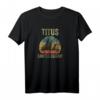 Personalisiertes Titus Vintage Limited Edition Pullover Hoodie – Geschenkidee für Camping, Angeln, Jagd & Vatertag, mit lustigem Namenstext