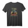 Personalisiertes Titus Vintage Limited Edition Pullover Hoodie – Geschenkidee für Camping, Angeln, Jagd & Vatertag, mit lustigem Namenstext