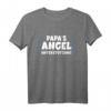 Lustiges Kinder & Papa Angel Unterstützung T-Shirt – Perfektes Geschenk für Fischer, Angler & Angelverein-Mitglieder