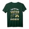 Vater und Sohn Partnerlook Weihnachten - Angeln T-Shirt als Geschenk für Angler, Fischer & Familien, perfekt zum Vatertag