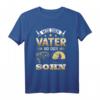 Vater und Sohn Partnerlook Weihnachten - Angeln T-Shirt als Geschenk für Angler, Fischer & Familien, perfekt zum Vatertag